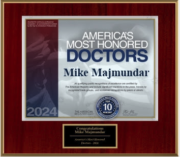 Mike Majmundar Named America's Most Honored Doctors 2024 - Top 10%