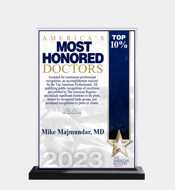Top 10% Most Honored Doctors 2023 - The American Registry