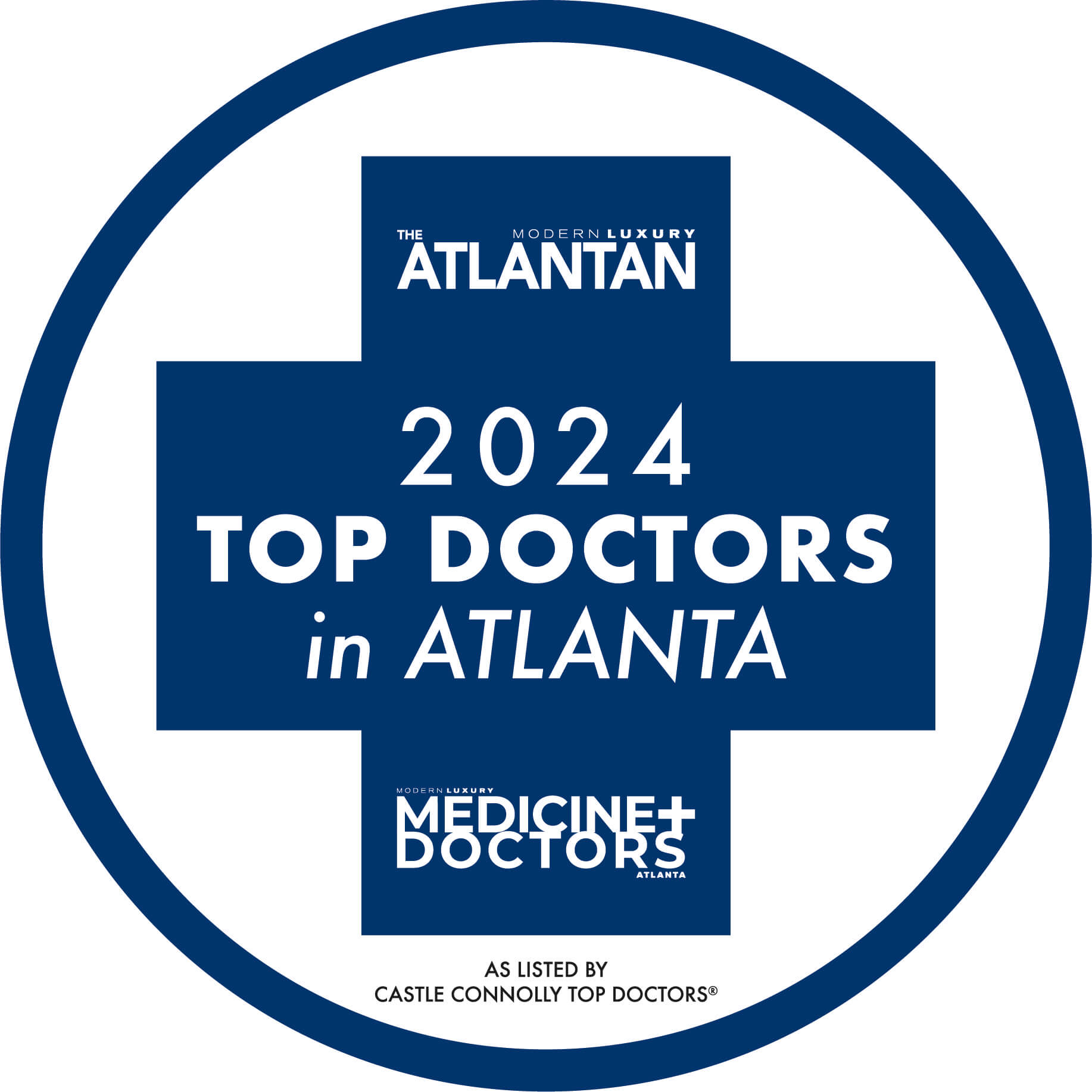 Atlantan 2024 Top Doctors in Atlanta award